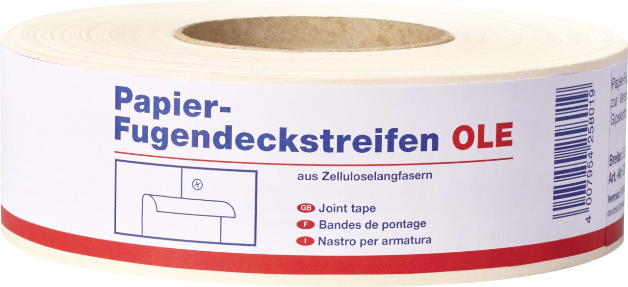 Decotric Papier-Fugendeckstreifen OLE 75 m x 53 mm von Decotric