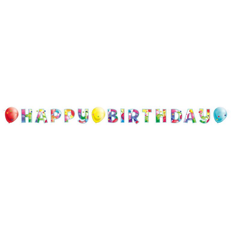 Partykette Ballons Papier 174 x 13 cm von Amscan
