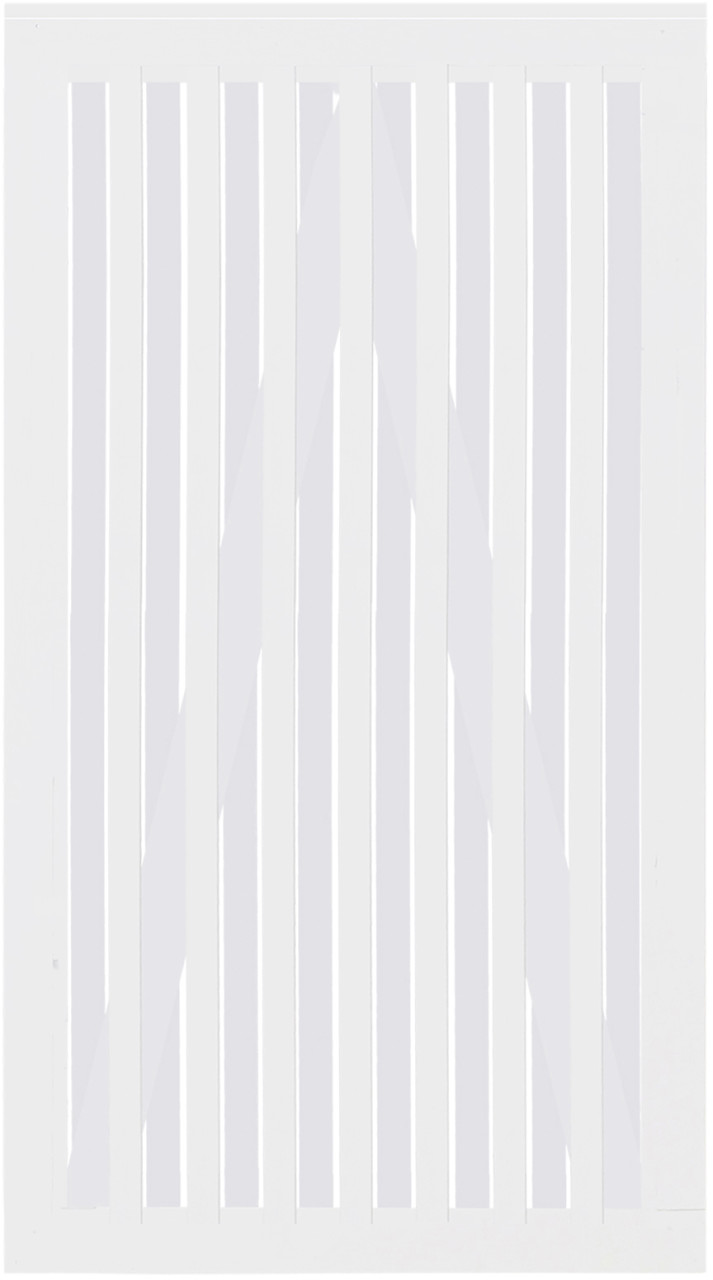 Plus Tor Nagano 100 x 180 cm RAL 9010 Weiß von Plus