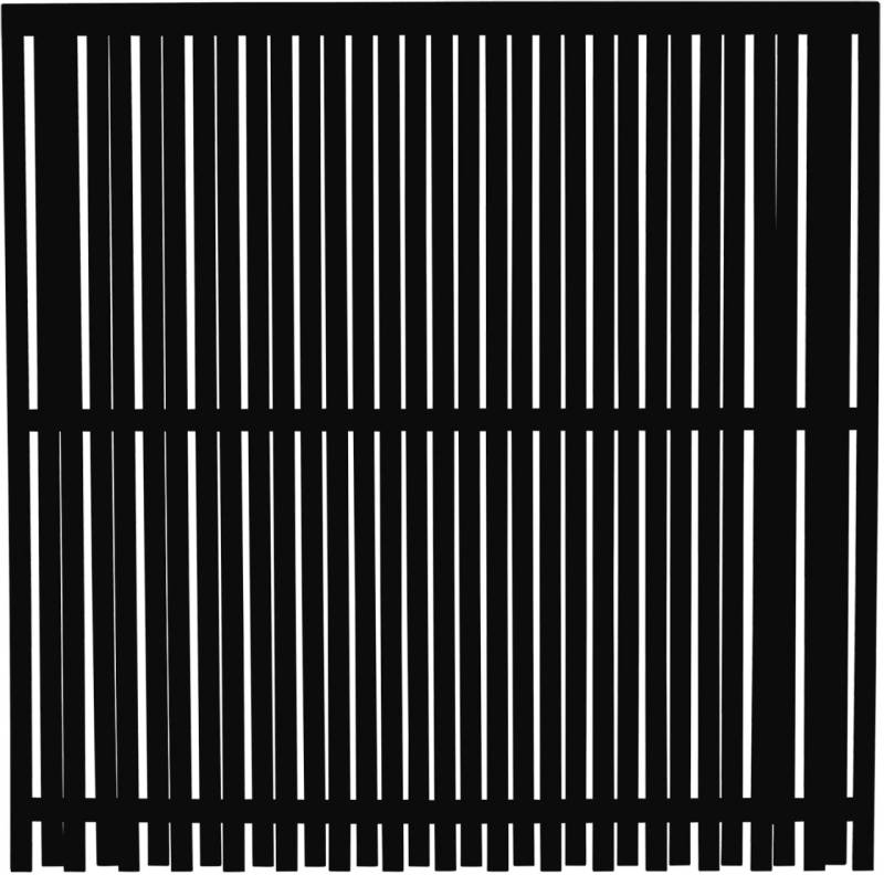 Plus Zaun Nagano 180 x 180 cm RAL 9005 Schwarz von Plus