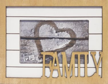 Portrait Bilderrahmen Family wood, 10 x 15 cm Portrait Bilderrahmen Family wood, 10 x 15 cm von Weitere