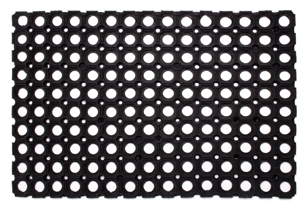 Ringgummimatte  schwarz, 40 x 60 cm von Weitere