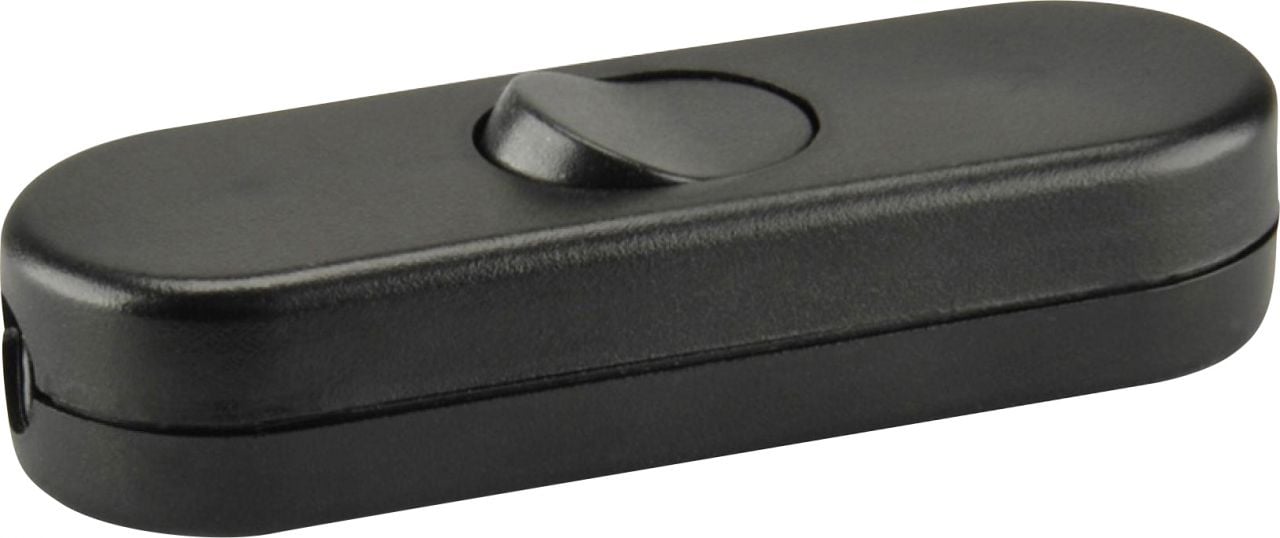 Schnur-Zwischenschalter 2p 250V 10A Schwarz von Weitere