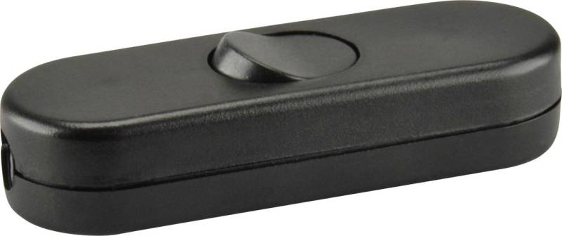 Schnur-Zwischenschalter 2p 250V 10A Schwarz von Weitere