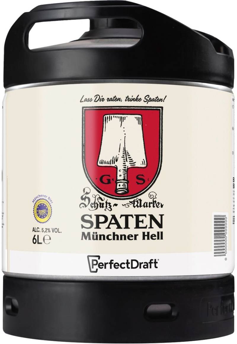 Spaten Bier 1x 6 l Fass für Perfect Draft Bierzapfanlage von Weitere
