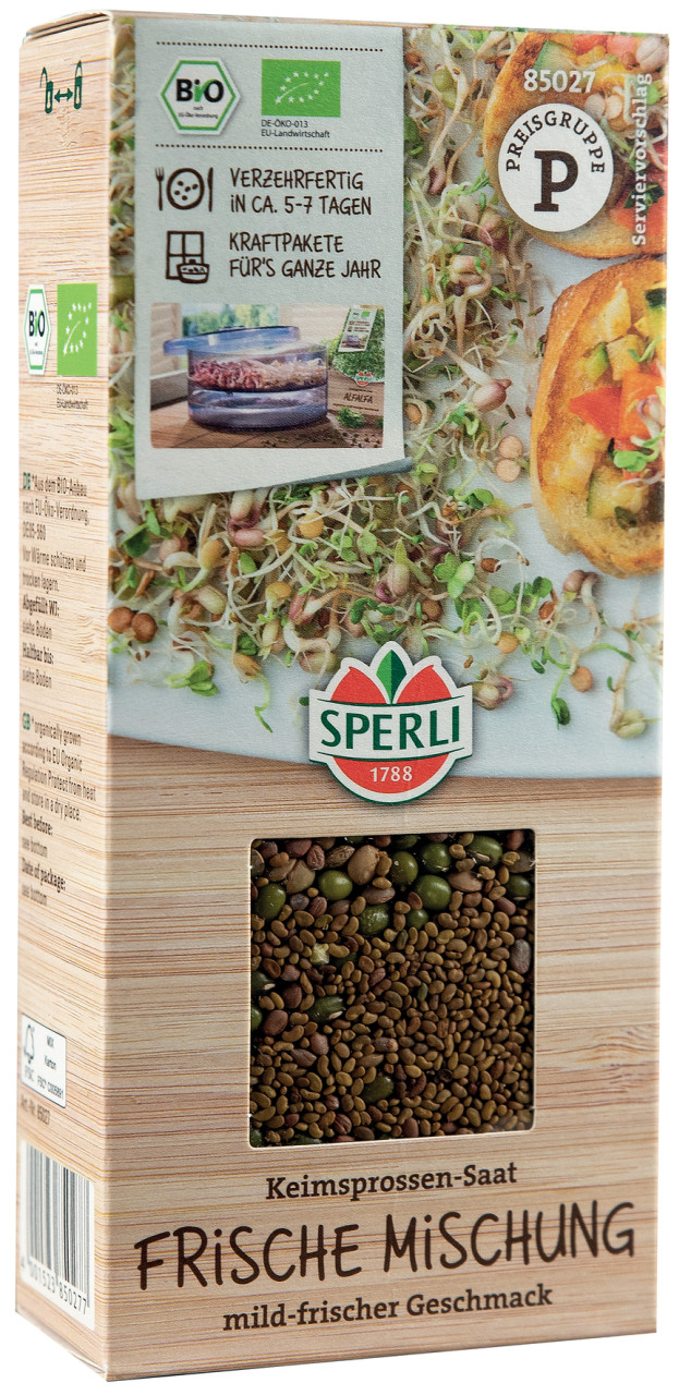 Sperli BIO Keimsprossen-Saat Frische Mischung von Sperli