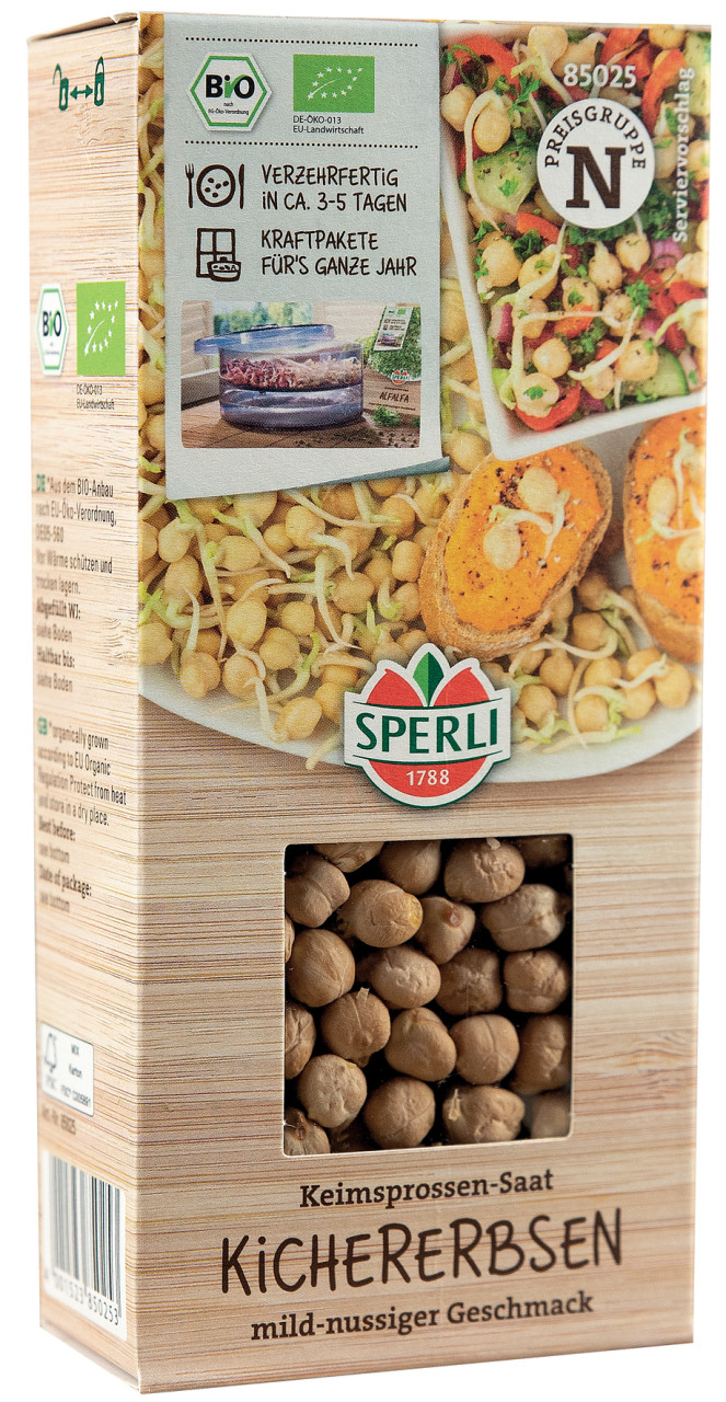 Sperli BIO Keimsprossen-Saat Kichererbse von Sperli