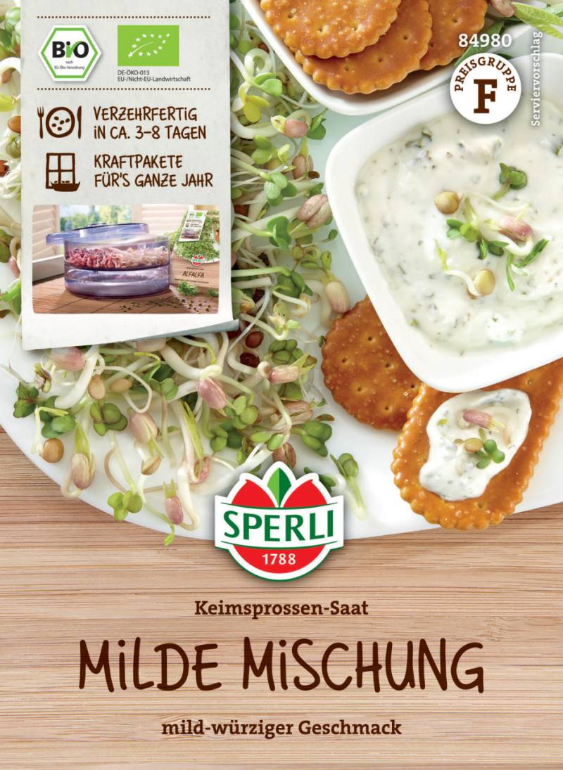 Sperli BIO Keimsprossen-Saat Milde Mischung von Sperli