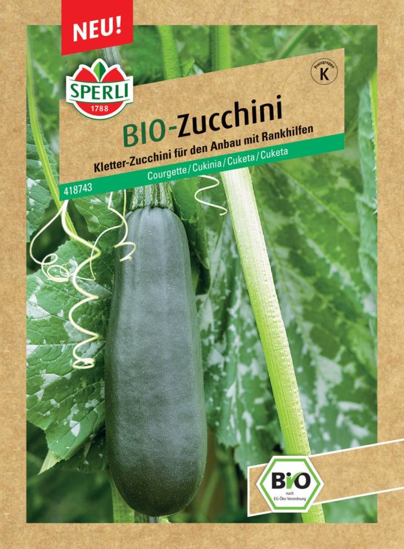 Sperli BIO Kletterzucchini Ola Escaladora von Sperli