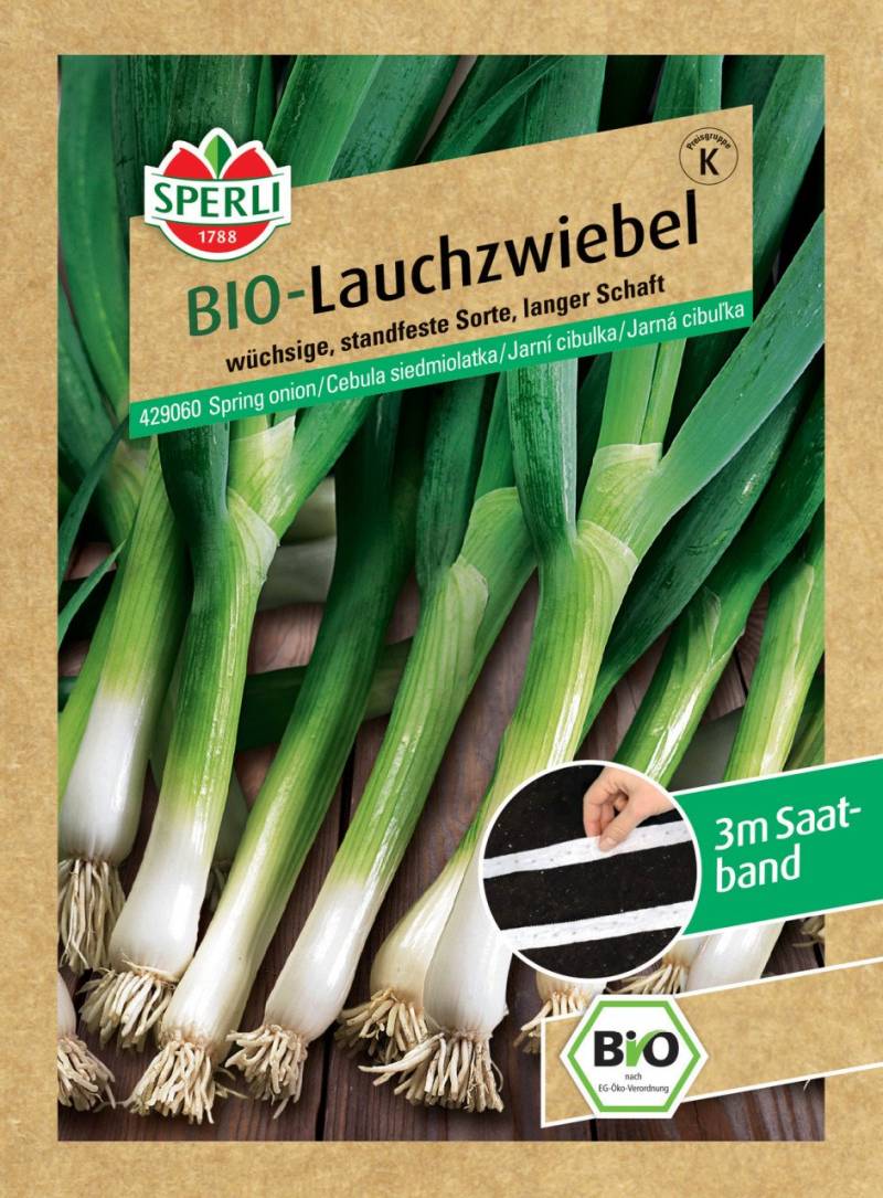 Sperli BIO Lauchzwiebel Saatband von Sperli