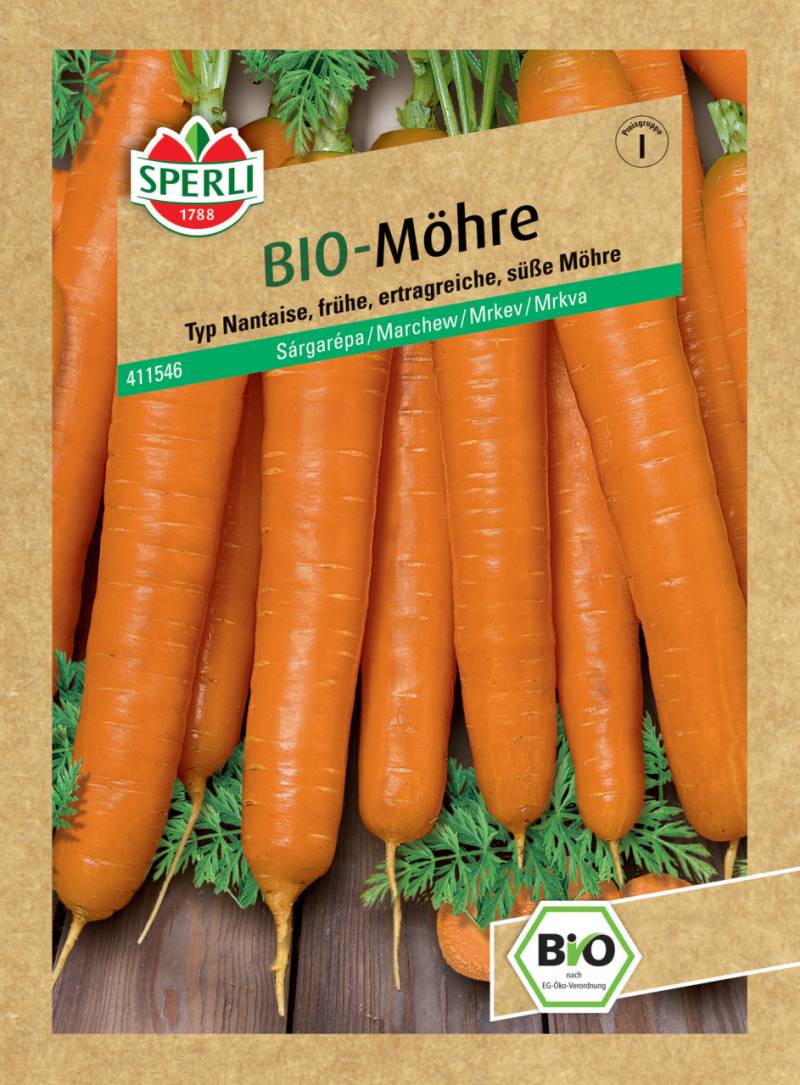 Sperli BIO Möhre Nantaise F1 von Sperli