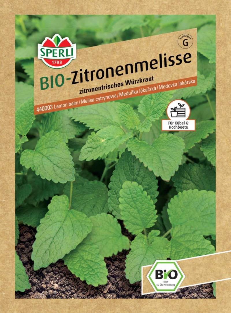 Sperli BIO Zitronenmelisse von Sperli