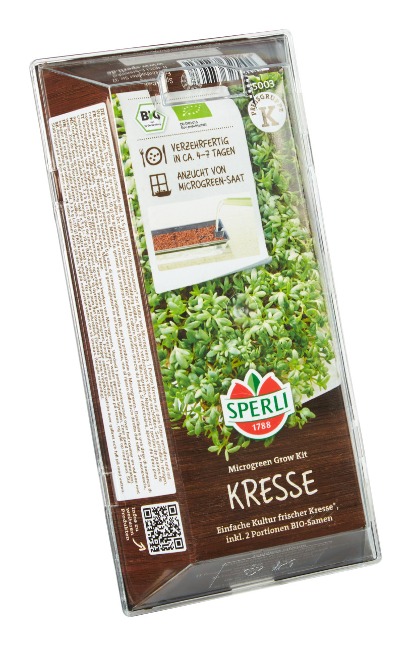 Sperli Bio Microgreen Grow Kit Anzuchtset Kresse von Weitere