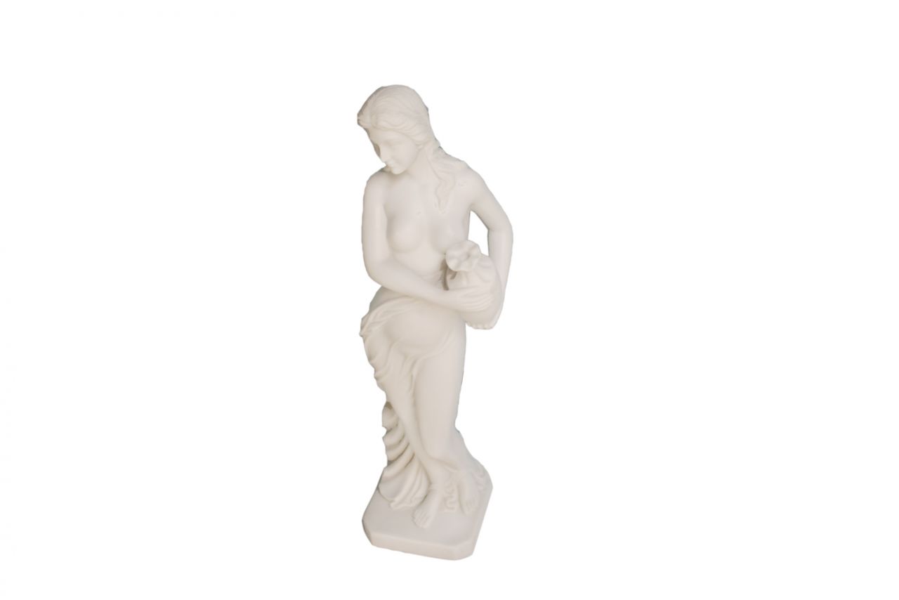 Statue Göttin 81 x 26 x 22 cm cremeweiß Grace von Weitere