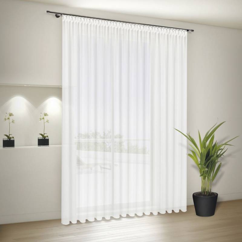 Store Alina weiß, 300 x 245 cm von Gerster Collection