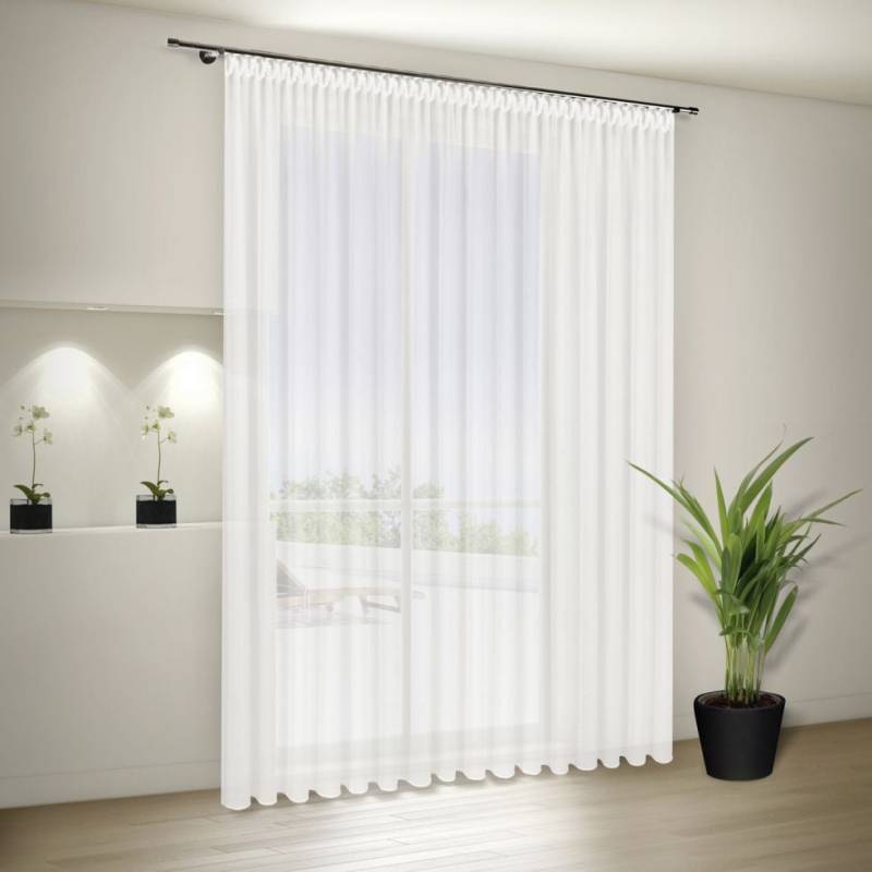 Store Laura weiß, 300 x 245 cm von Gerster Collection