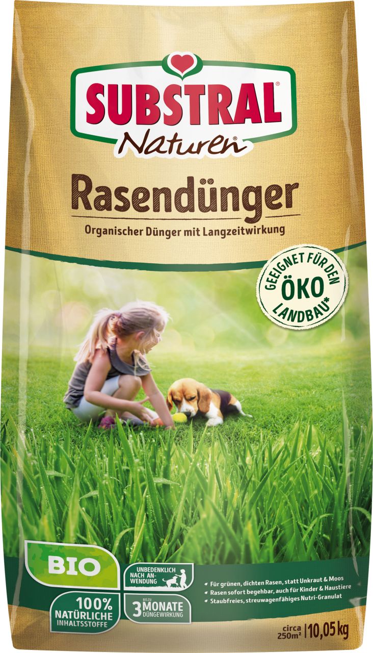 Substral Naturen Rasendünger Bio für 250 m² 10,05 kg von Substral