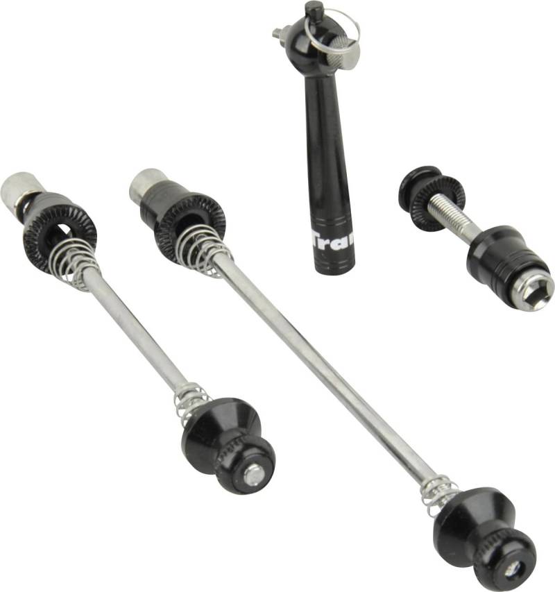 Tranzx Sattel Schnellspanner-Set mit 5-Kantschlüssel 3-teilig von TranzX