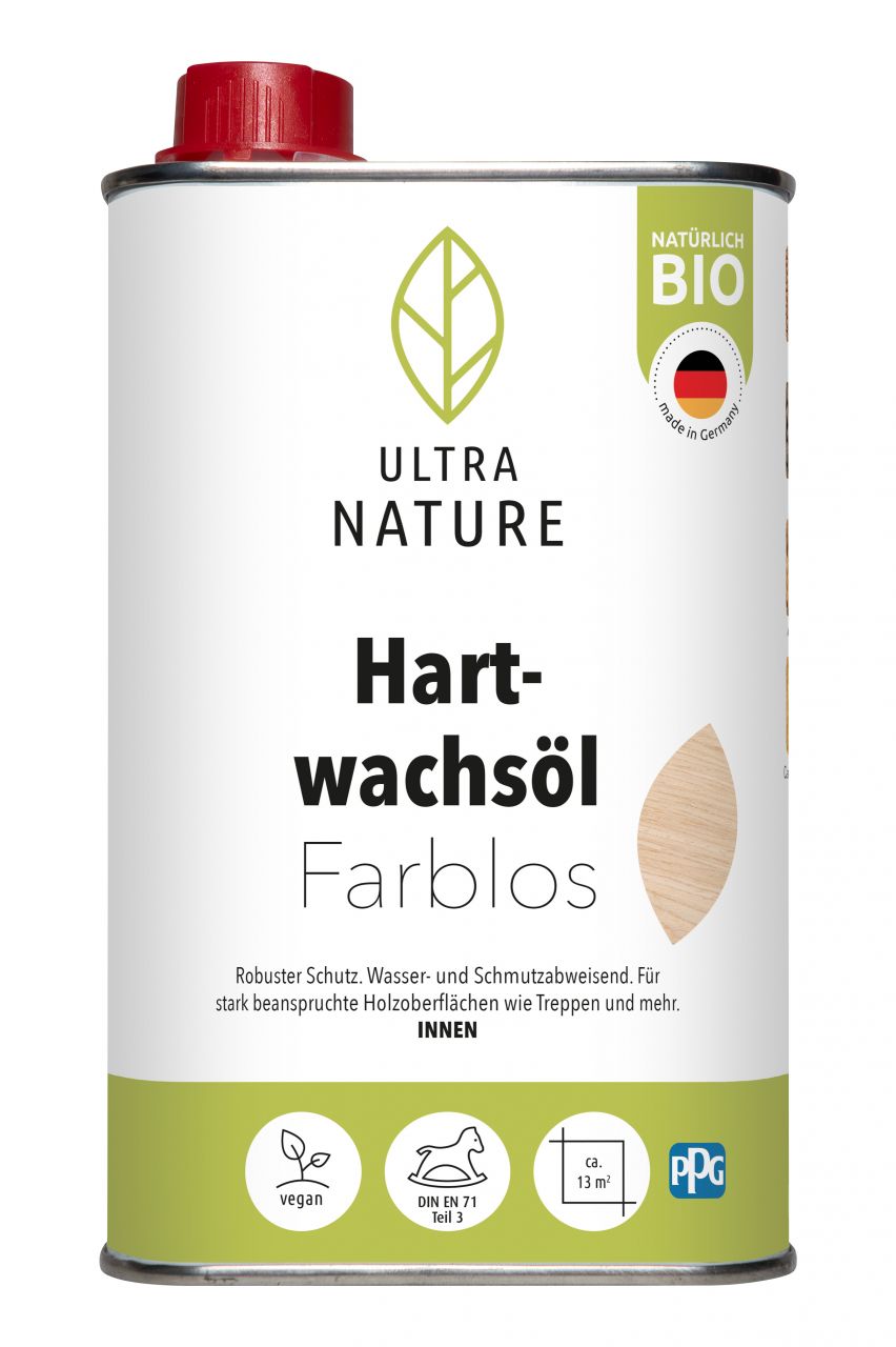 Ultra Nature Hartwachsöl 0,5 L farblos von Weitere