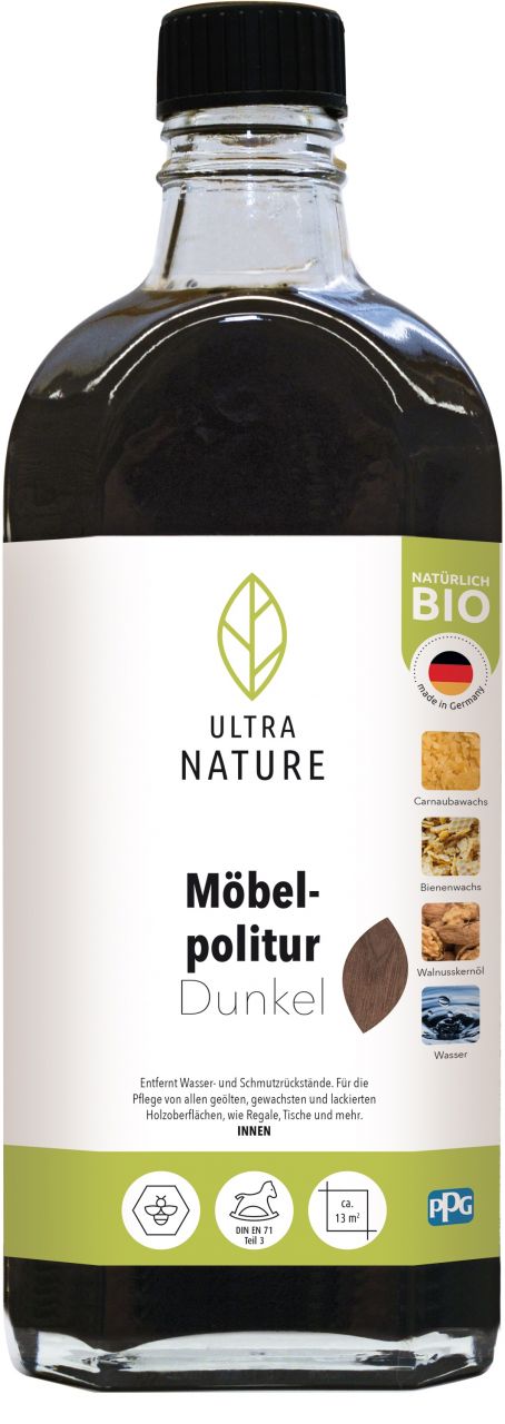 Ultra Nature Möbelpolitur 250 ml dunkel von Ultra Nature
