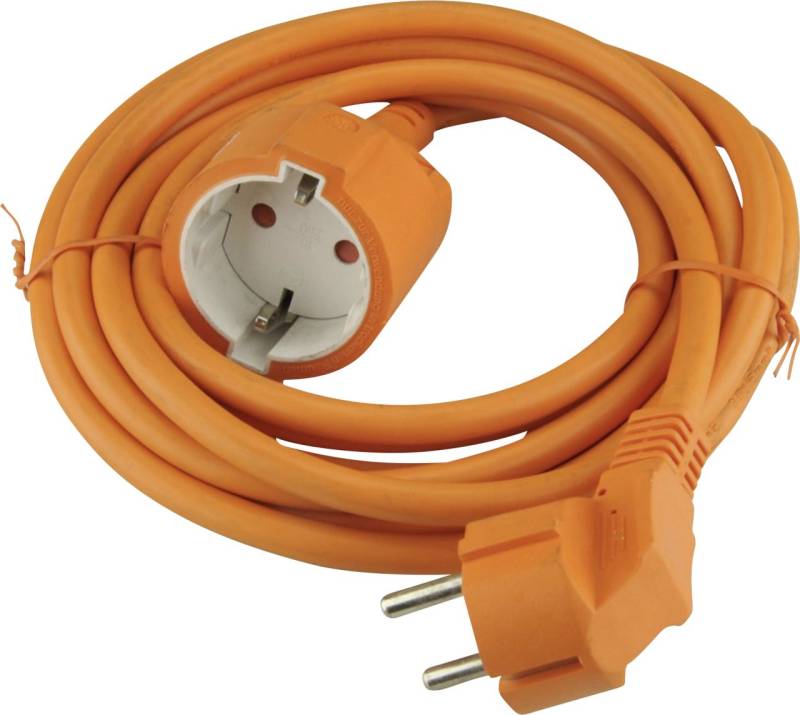 Unitec Verlängerungskabel Innen 3 Meter H05VV-F3G1,5 , orange von Weitere