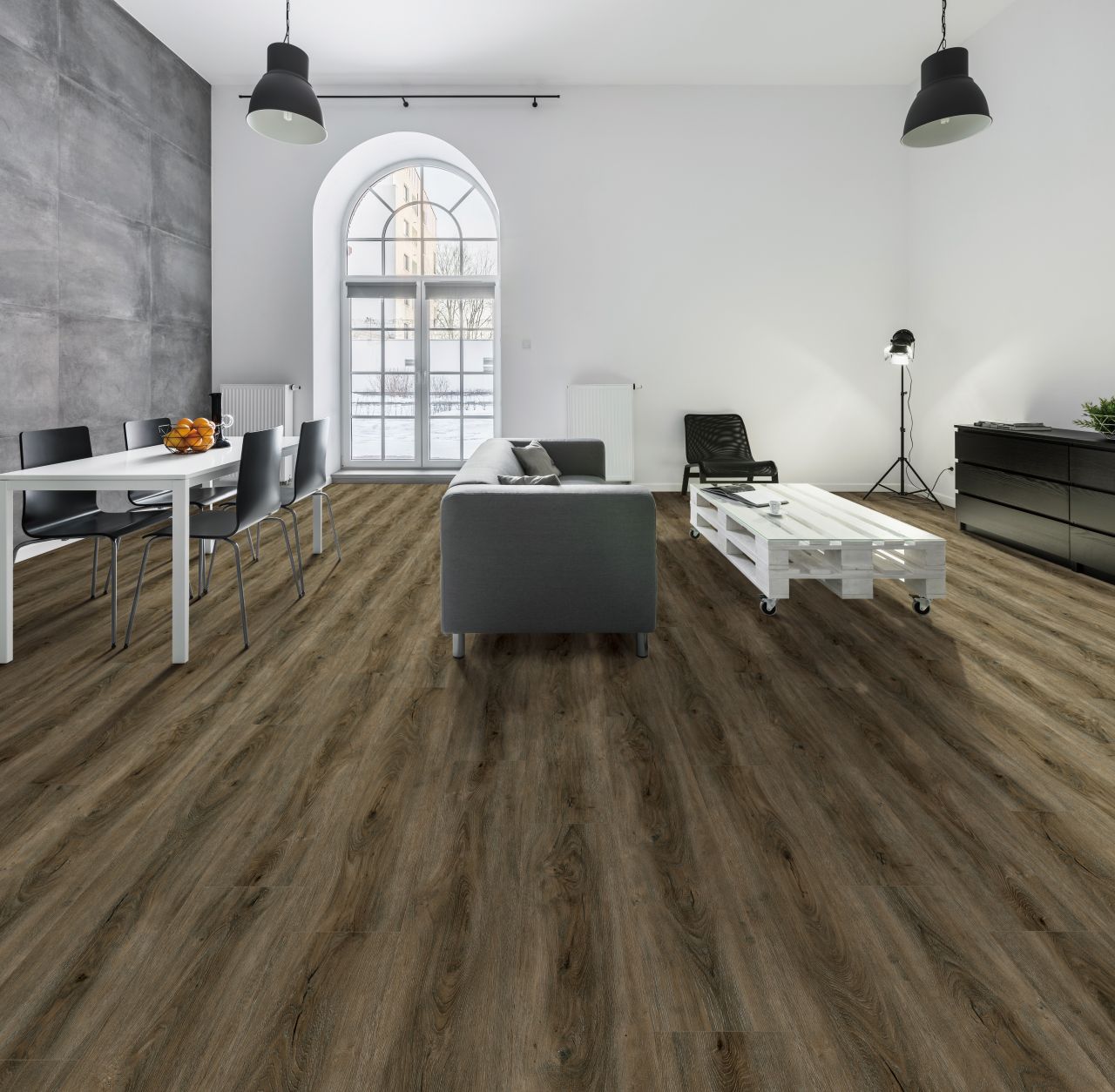 Decoflooring Vinylboden Eiche Amsterdam 122 x 22,9 cm 4,5 mm von Weitere