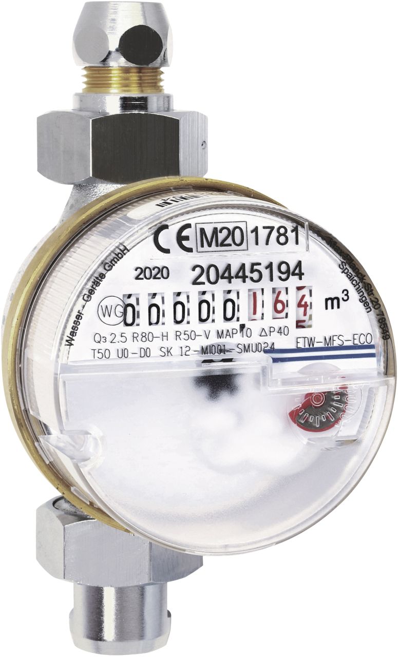 Waschbeckenwasserzähler Eco 1/2 QN 1,5, für Kaltwasser Waschbeckenwasserzähler Eco 1/2 QN 1,5, für Kaltwasser von Weitere