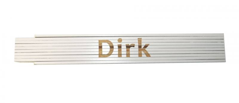 Zollstock Dirk 2 m weiß von Heka