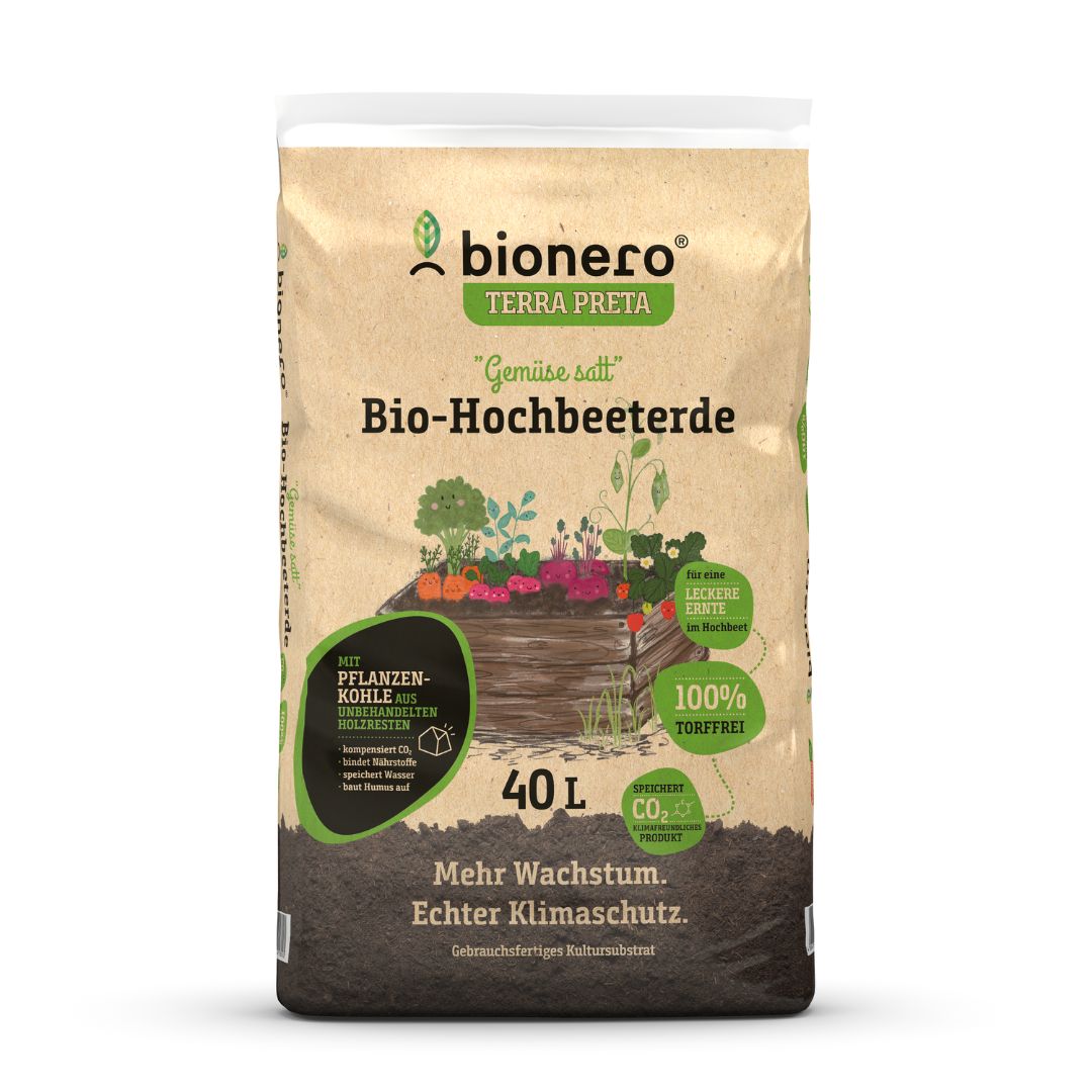 bionero Bio Hochbeeterde Gemüse satt 40 L von Weitere