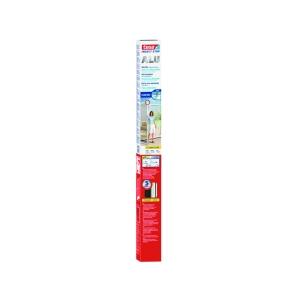 tesa Fliegenschutz-Tür COMFORT 100 x 220 cm - Aluminium weiß, individuell kürzbar von Tesa