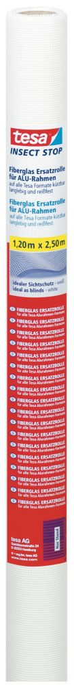 tesa Insektenschutz-Gitter COMFORT Ersatzrolle 120 x 250 cm weiß von Tesa