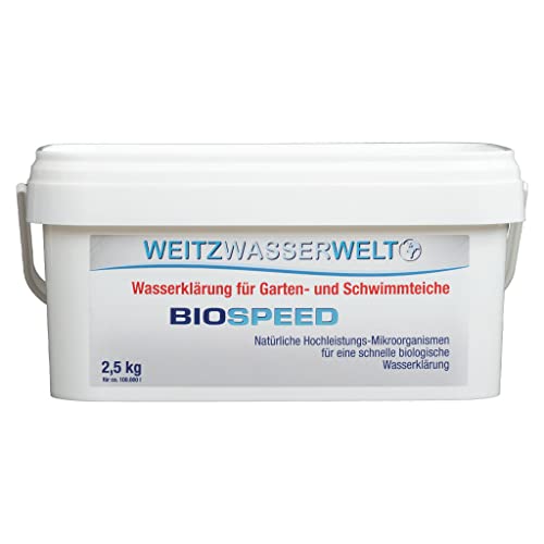 NM Bio Speed - Wasserreinigung für Gartenteiche und Fischteiche (2,5 kg für max. 100 000 Liter) von Weitz-Wasserwelt