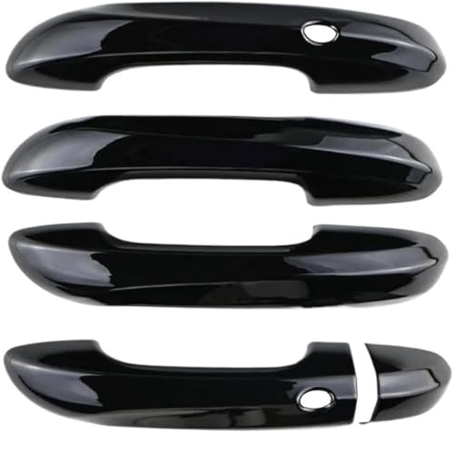Weixxoai Äußerer Türgriff Auto Links Außentür Griff Abdeckung Trim Dekoration für mg 4 2022-2024 LHD(Schwarz) von Weixxoai