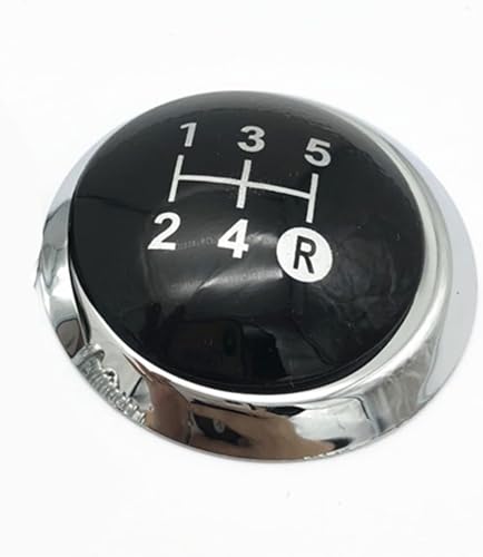 Weixxoai Auto-Schaltknauf-Adapter 5/6 geschwindigkeit Schaltknauf Hebel Emblem Kappe Abdeckung Für TOYOTA für Corolla 1,8 MT 2007-2013 Für AVENSIS Für YARIS D4D Für RAV4(5 Speed Black) von Weixxoai