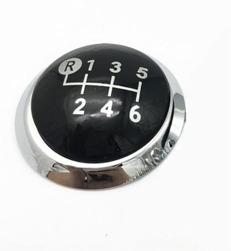 Weixxoai Auto-Schaltknauf-Adapter 5/6 geschwindigkeit Schaltknauf Hebel Emblem Kappe Abdeckung Für TOYOTA für Corolla 1,8 MT 2007-2013 Für AVENSIS Für YARIS D4D Für RAV4(6 Speed Black) von Weixxoai