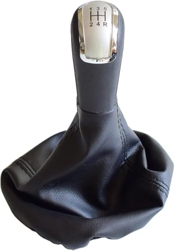 Weixxoai Auto-Schaltknauf-Adapter 5 6 für Geschwindigkeitshandbuch für Mercedes für Benz C-Klasse W202 W208 E-Klasse(5 speed Silver) von Weixxoai