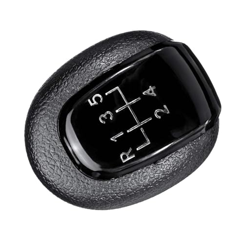 Weixxoai Auto-Schaltknauf-Adapter 5 für Geschwindigkeit MT Schaltknauf Für Buick Für Excelle Lacetti Nubira Für Daewoo 0812 Shifter Kopf Kugelschreiber MPP POMO(Rubber) von Weixxoai