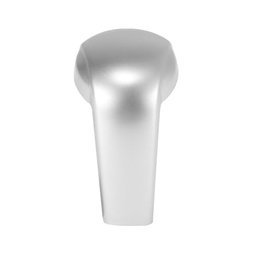 Weixxoai Auto-Schaltknauf-Adapter Auto Carbon Look Getriebe Kopf Schaltknauf Aufkleber Trim Griff Abdeckung Zubehör für Mazda 2 6 3 CX3 CX5 KF CX8 CX9(Silber) von Weixxoai