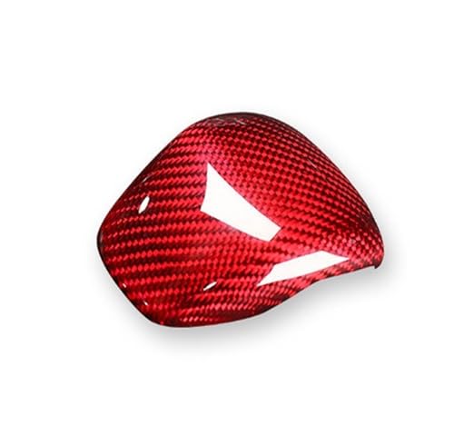 Weixxoai Auto-Schaltknauf-Adapter Auto Getriebe Kopf Schaltknauf Abdeckung Grip Griff Fall Trim Für K7 Für Stinger 2022(Rot) von Weixxoai