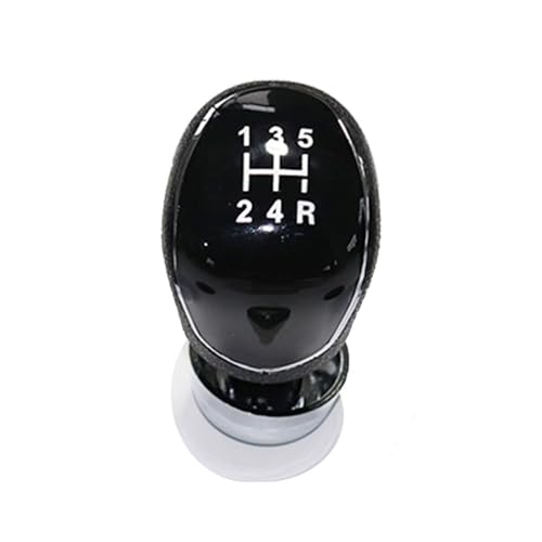 Weixxoai Auto-Schaltknauf-Adapter Auto Shift Schaltknauf Hebel Gaitor Für Focus Mk2 FL Für Focus Mk3 Für Fiesta Mk7 Für Transit Für Connect für Cmax FL Für Bmax Für Smax(Schwarz,5 speed) von Weixxoai