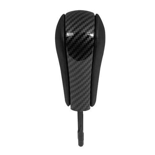 Weixxoai Auto-Schaltknauf-Adapter Automatischer Schaltknauf für E39 E46 E53 E60 E61 E63 E64 E83 E81 E82 E87 E90 E91 E92 E93 HebelschalthebelStiftkopf(Short Carbon Fiber) von Weixxoai