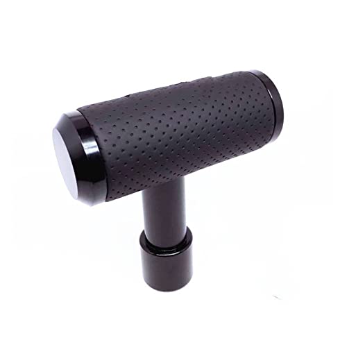 Weixxoai Auto-Schaltknauf-Adapter Flugzeug T-Form Universal Auto Schaltknauf Lange Aluminium Manuelle Automatische Gangschaltung GearShifter Stick Hebel Stift AT MT(Schwarz) von Weixxoai