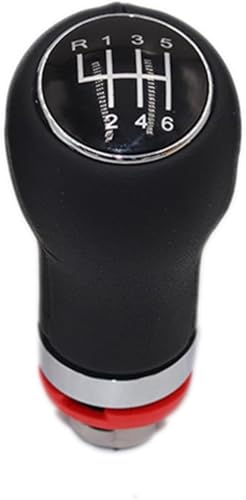 Weixxoai Auto-Schaltknauf-Adapter Für A6 C6 A4 S4 B8 8K A5 8T 8F Q5 8R Auto 5/6 Gang Schalthebel Schalthebel Stick Kopf Griff Gaitor Boot Abdeckung(6 Speed) von Weixxoai