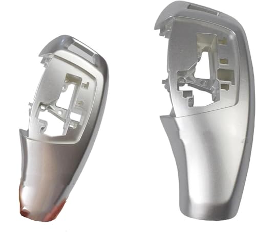 Weixxoai Auto-Schaltknauf-Adapter Für BMW 1 2 3 4 5 6 7 X3 X4 Serie Schaltknauf Ersatz Schaltknauf(LHD-Silver) von Weixxoai