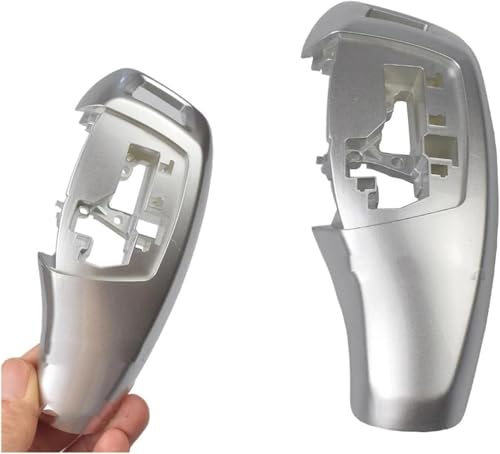 Weixxoai Auto-Schaltknauf-Adapter Für BMW 1 2 3 4 5 6 7 X3 X4 Serie Schaltknauf Ersatz Schaltknauf(LHD-Silver) von Weixxoai