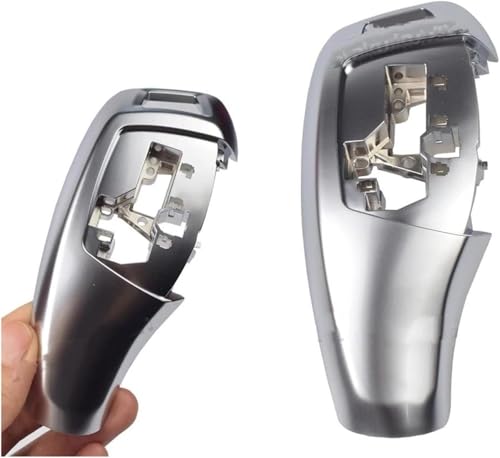 Weixxoai Auto-Schaltknauf-Adapter Für BMW 1 2 3 4 5 6 7 X3 X4 Serie Schaltknauf Ersatz Schaltknauf(RHD-Silver) von Weixxoai
