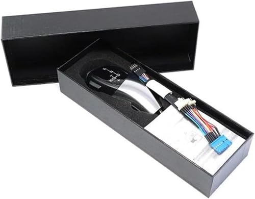 Weixxoai Auto-Schaltknauf-Adapter Für BMW 5 Series E60 E61 520i 525i 528i 530i 535i 2003-2010 Schaltknauf Schaltkopf(Silber) von Weixxoai