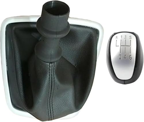 Weixxoai Auto-Schaltknauf-Adapter Für Laguna Mk3 6 für Geschwindigkeit Schalthebel Griff Stick Boot Manuelle Schaltknauf Weixxoai Auto-Schaltknauf-Adapter Für Laguna Mk3 6 für Geschwindigkeit Schalthebel Griff Stick Boot Manuelle Schaltknauf von Weixxoai