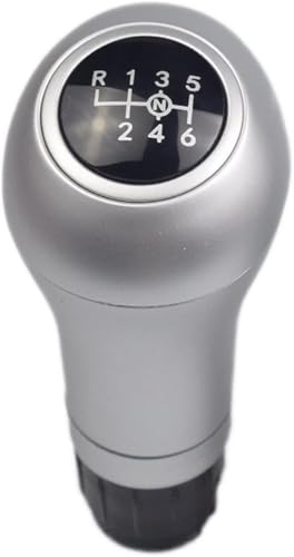 Weixxoai Auto-Schaltknauf-Adapter Für Mercedes für Benz C/E/GLK 6 für Geschwindigkeit Gamasche Hebel Shifter Griff Stick(Silver-6-down-14.5) von Weixxoai