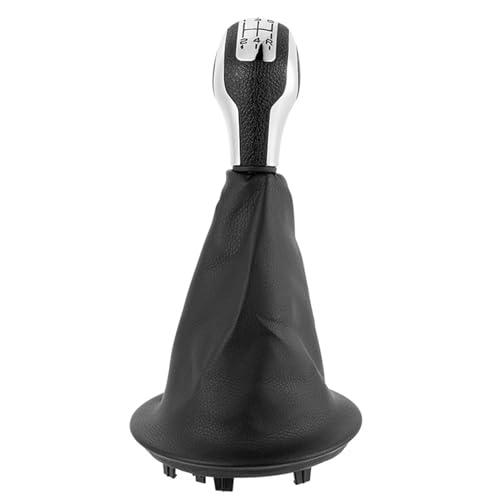 Weixxoai Auto-Schaltknauf-Adapter Für Peugeot 206 für Citroen C2 C3 C4 für Sega Elysee für Picasso Shifter Auto Leder Boot Schaltknauf Kopf Hebel Abdeckung von Weixxoai